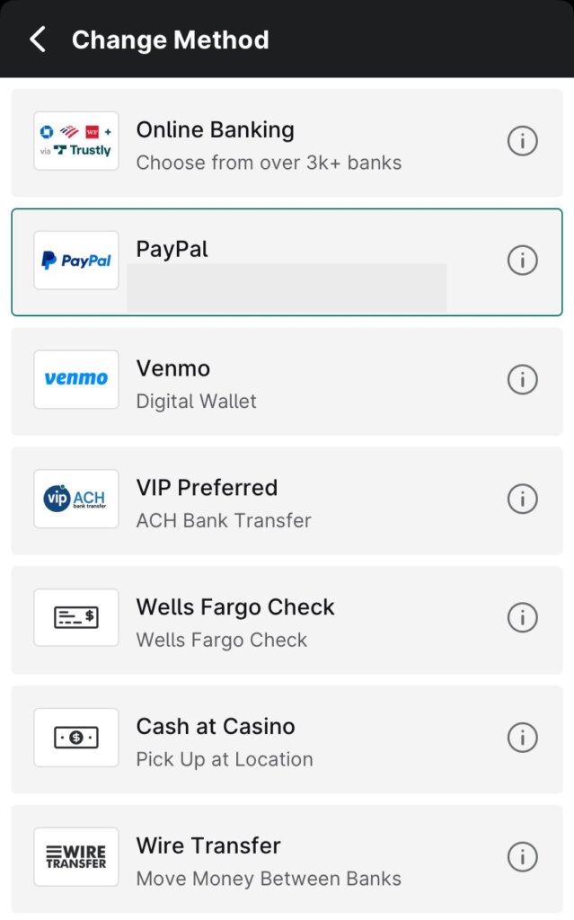 ESPN BET app review payment methods