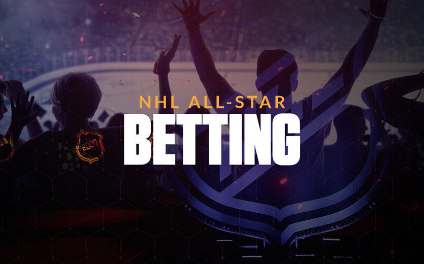 NHL All-Star Betting with cheering fans looking at a hockey game