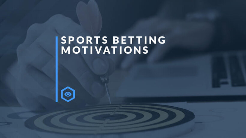 sports betting motivations text overlay on note taking image