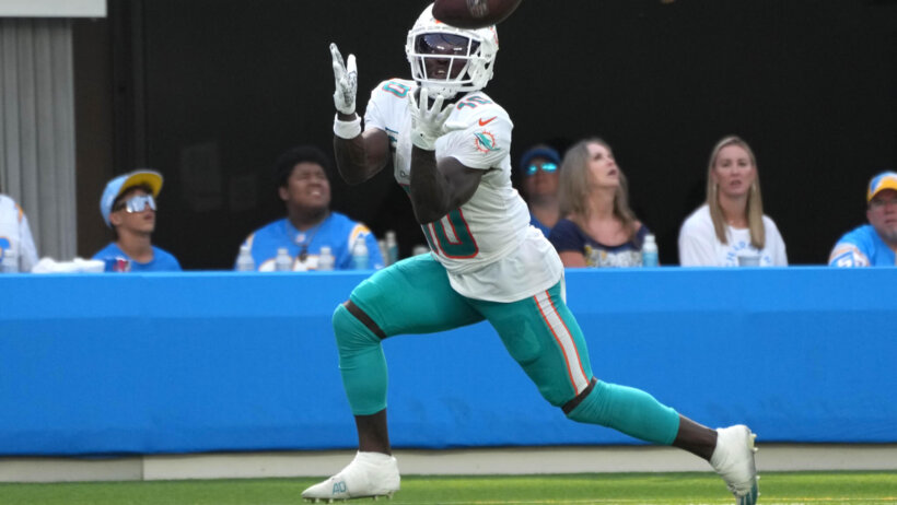 Miami Dolphins WR Tyreek Hill.