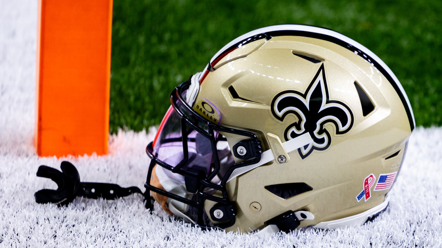 Saints helmet