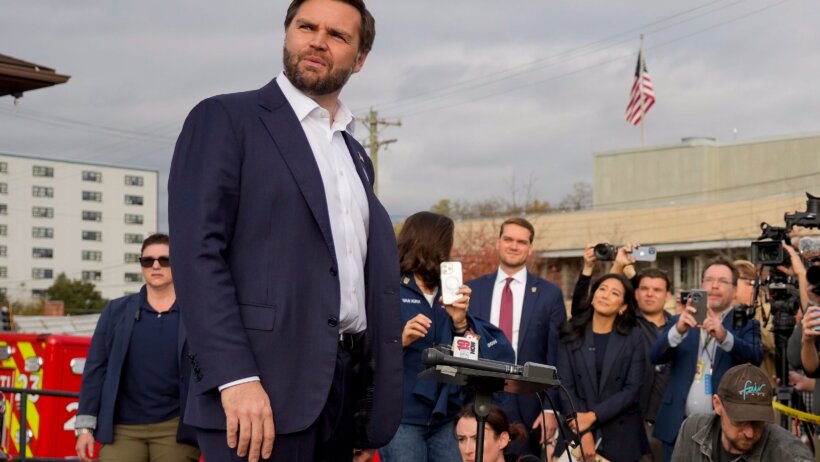 JD Vance speaks after casting his ballot