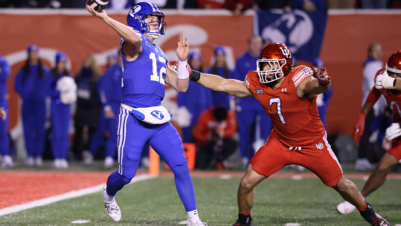 Jake Retzlaff throwing under pressure