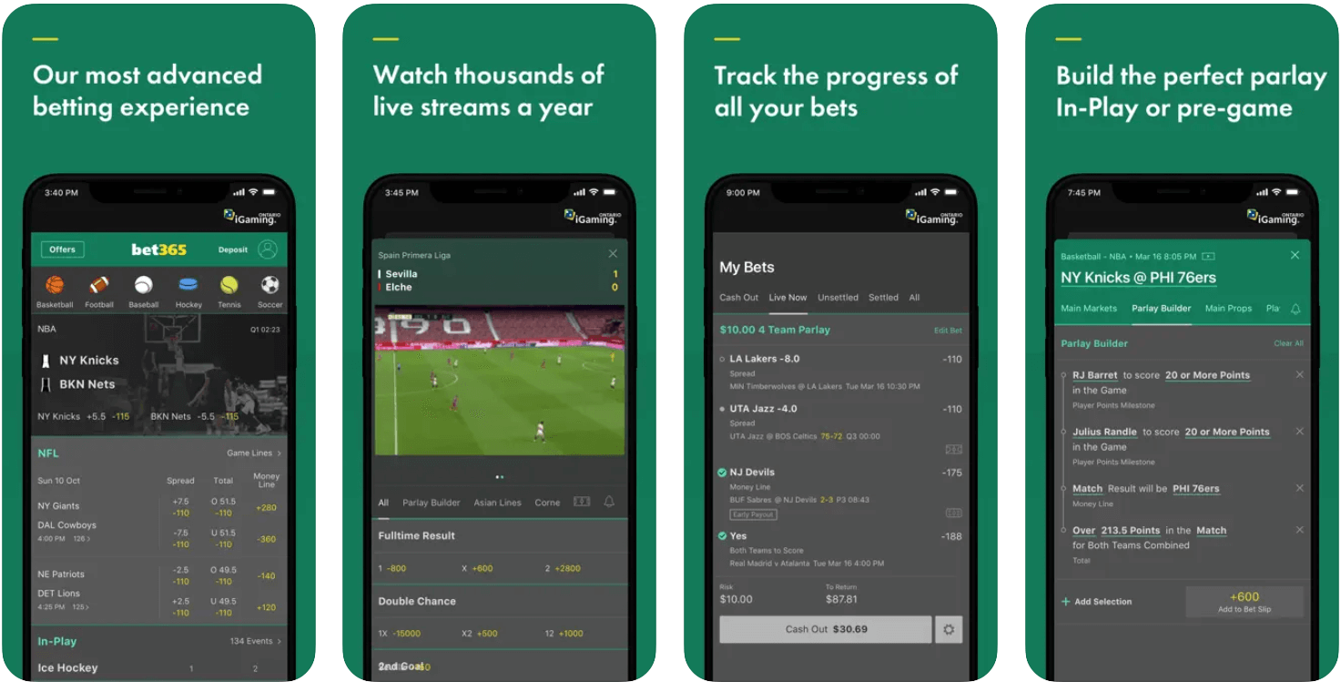 Bet365 Review App Store Touts Screenshot