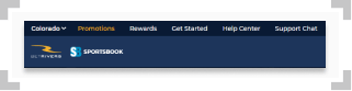 Screenshot of BetRivers promotions tab