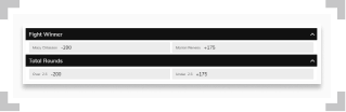 Total round betting lines for Macy Chiasson and Marion Reneau