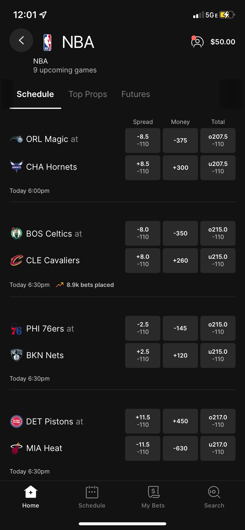 fanatics sportsbook app nba