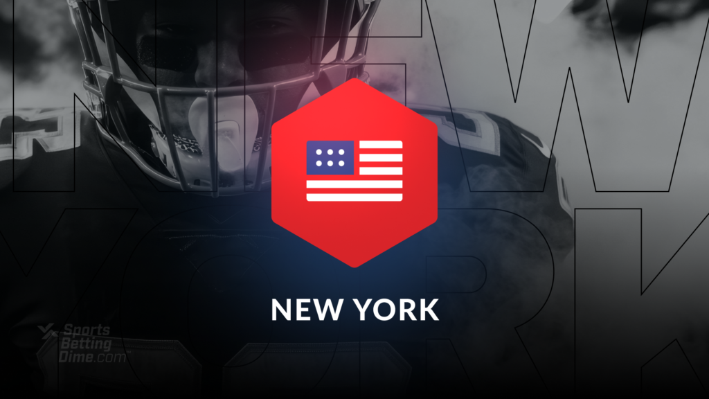 usa flag icon overlaid on a football player with the text new york