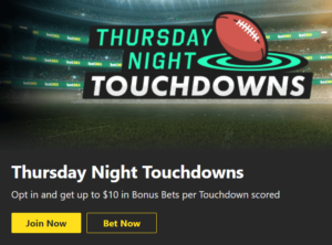 bet365 thursday night touchdowns