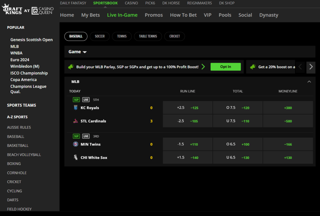 us betting site draftkings